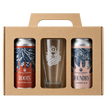 Two can and glass gift box