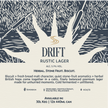 Drift 5.1% Rustic Lager