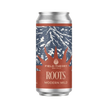 Roots Modern Mild Beer can with 'Field Theory Brewing Co' label on a white background