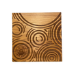 Reclaimed Wood + Leather Coaster
