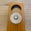 Reclaimed wood + Vintage Coin Bar Blade
