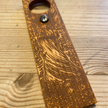 Reclaimed wood + Vintage Coin Bar Blade