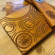 Reclaimed Wood + Leather Coaster